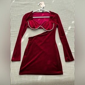 Cut Out, Rhinestone, Contrast Binding